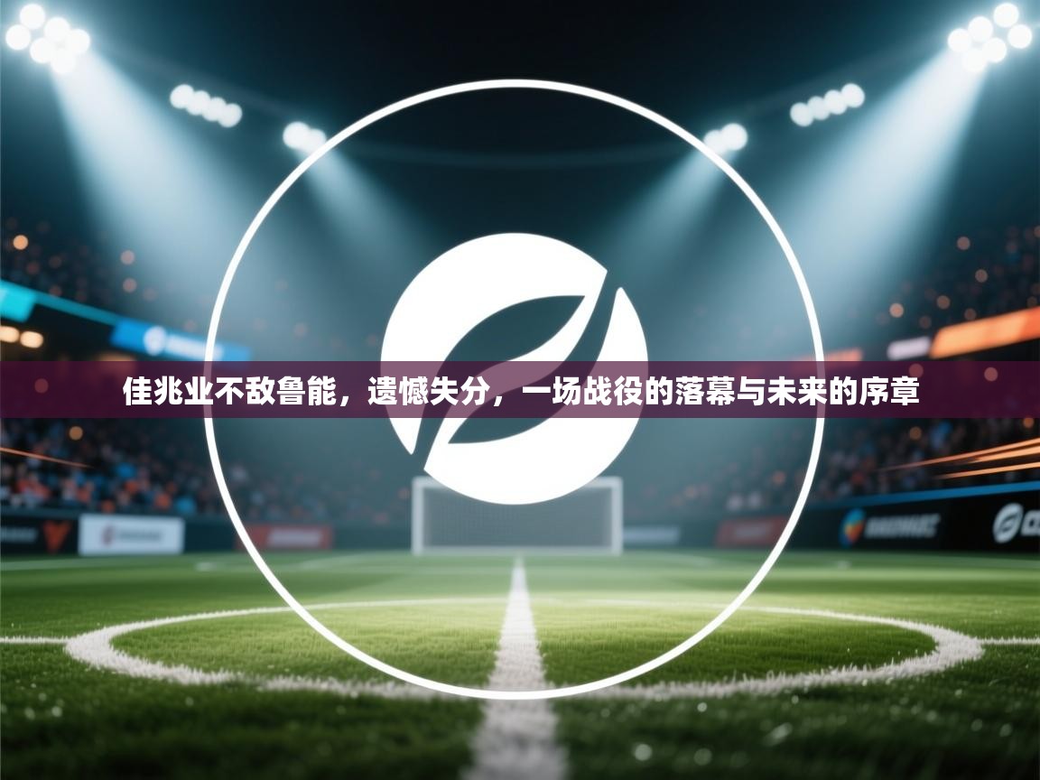 佳兆业不敌鲁能，遗憾失分，一场战役的落幕与未来的序章